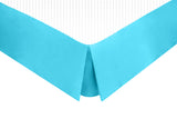 Cubre Box Galia Queen Size Turquesa | Mezcla de fibras*