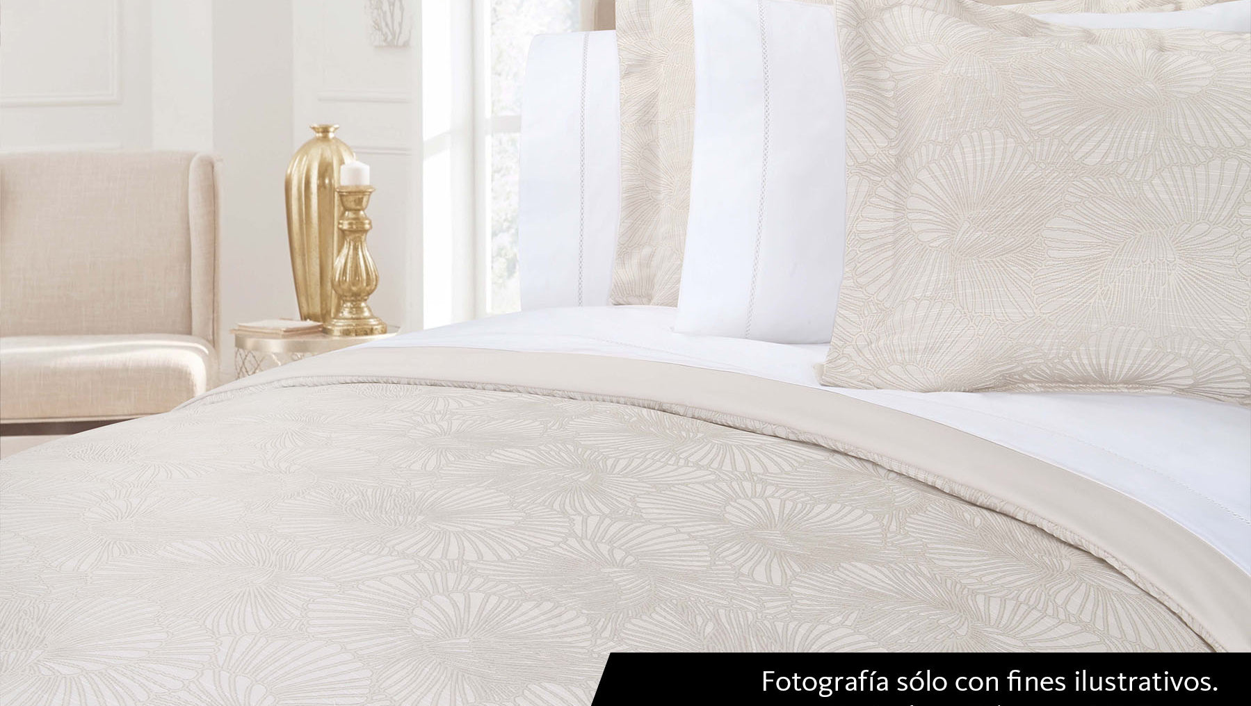 Coordinado Haus Individual | Cubre edredón y funda decorativa | Jacquard*