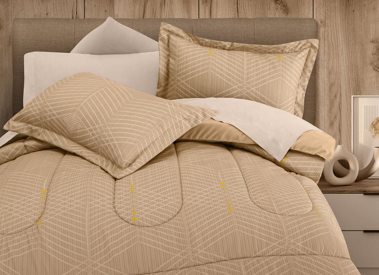 Coordinado Kenai Queen | Edredón y Fundas decorativas | Microfibra Ultrasuave*