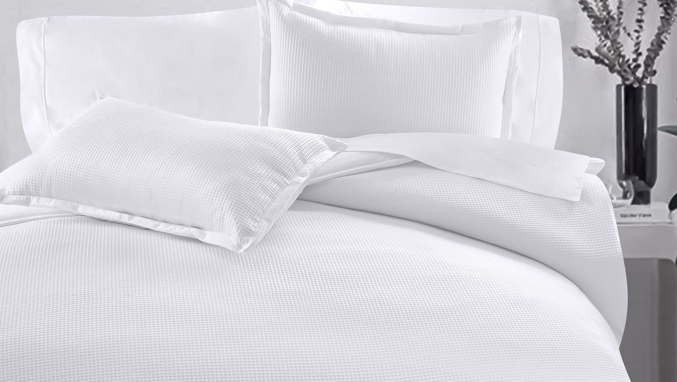 Duvet Luma |  35% algodón 65% poliéster  | Tejido de Waffle