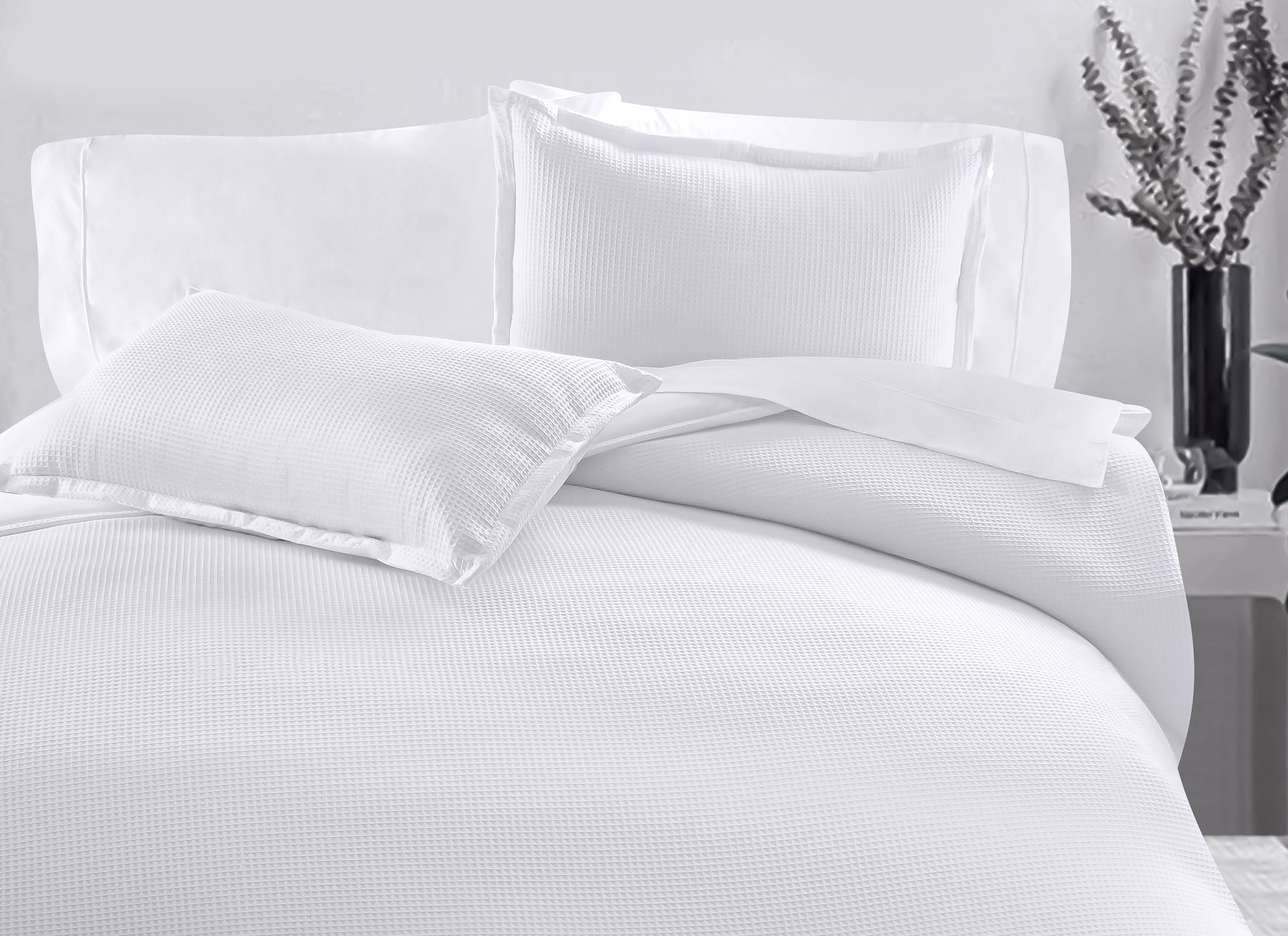 Duvet Luma |  35% algodón 65% poliéster  | Tejido de Waffle