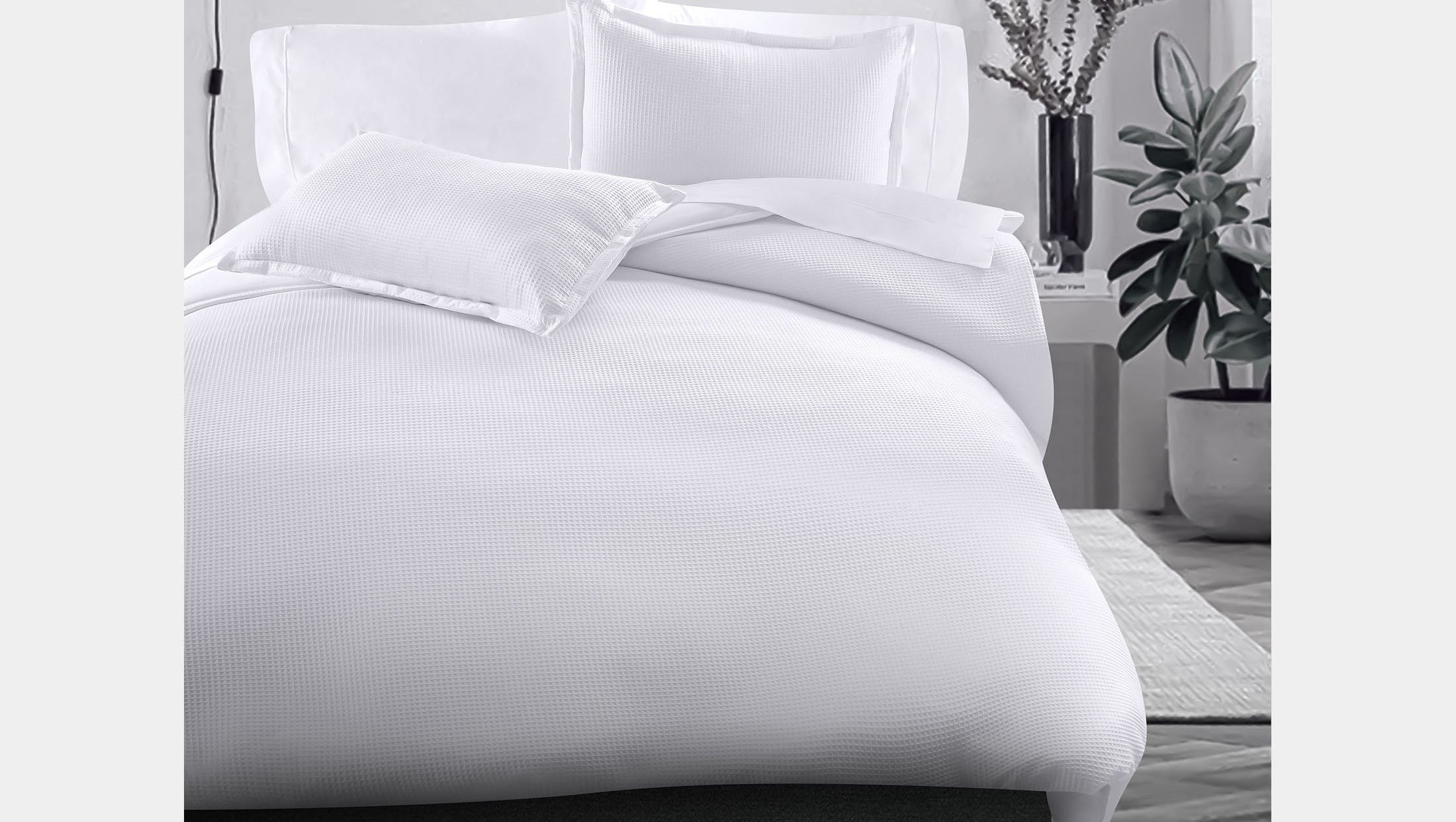 Duvet Luma |  35% algodón 65% poliéster  | Tejido de Waffle