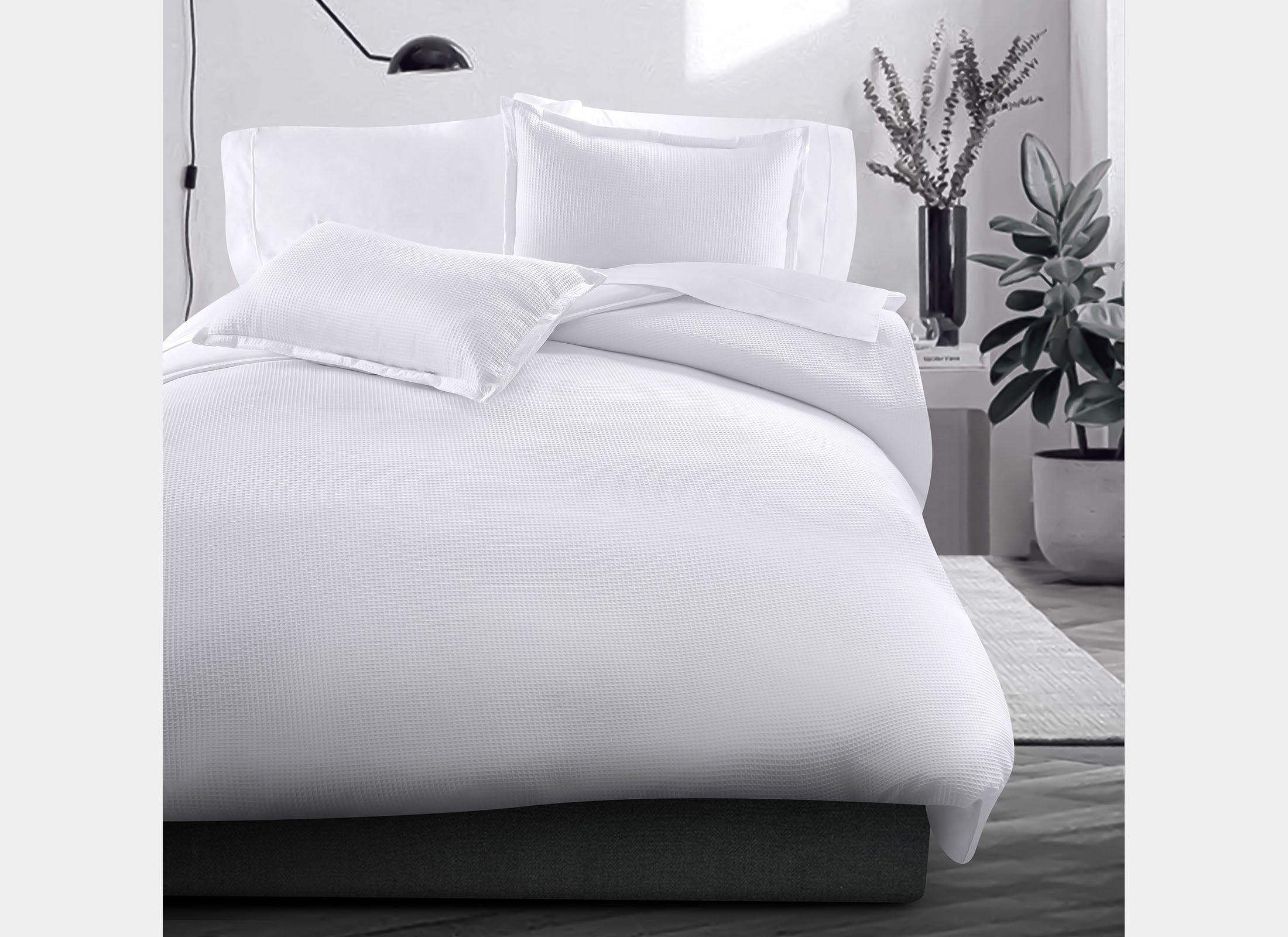 Duvet Luma |  35% algodón 65% poliéster  | Tejido de Waffle