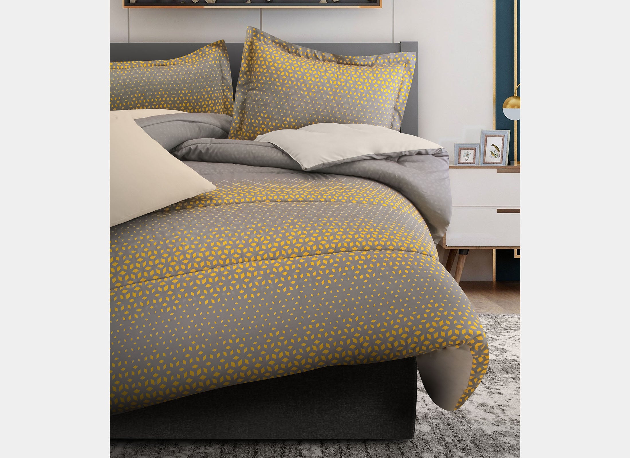 Coordinado Piero Individual | Edredón y Funda decorativa | Microfibra Ultrasuave*
