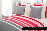 Coordinado Suomi Individual Granate | Cubre Edredón, Cojín decorativo 45cm y Cojín Euro 65 cm. | Microfibra Ultrasuave*